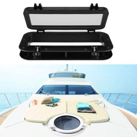 Riloer Boat Yacht Rectangle Opening Portlight Porthole Waterproof Windows Port Hole Portlight
