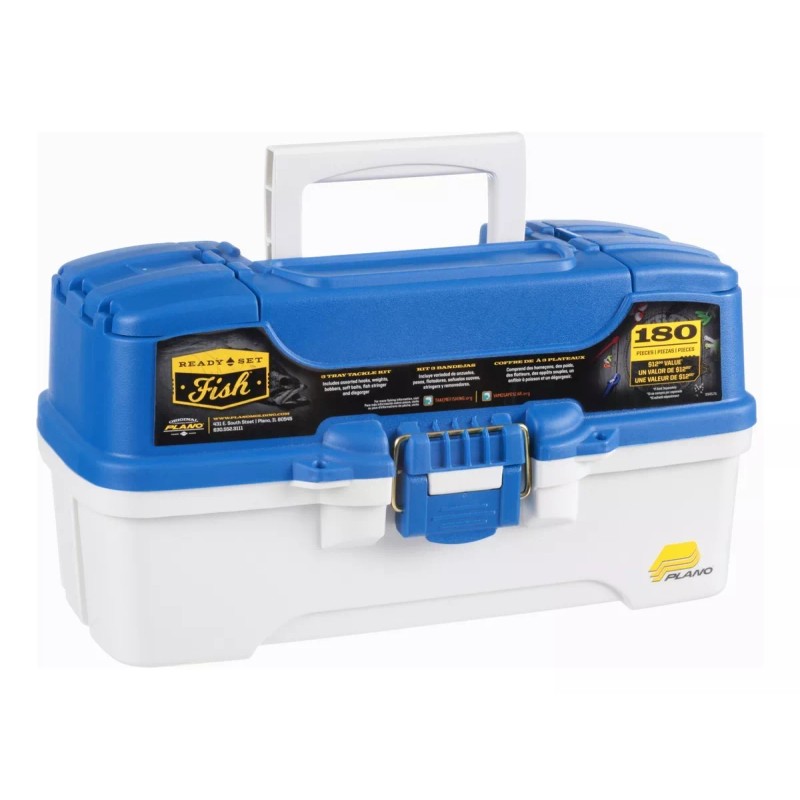Plano Kit Caja De Pesca 180 Pzas Incluidas Estuche De