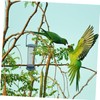 1pc Outdoor Bird Feeder Metal Bird Feeder Rainproof Bird Feeder