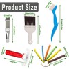LonlyEagle 5 Piece Air Conditioner Fin Cleaner Set: Includes 3
