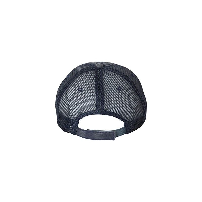 One Size Navy/Navy Trucker Spartan Warrior Helmet Embroidered Distressed Trucker