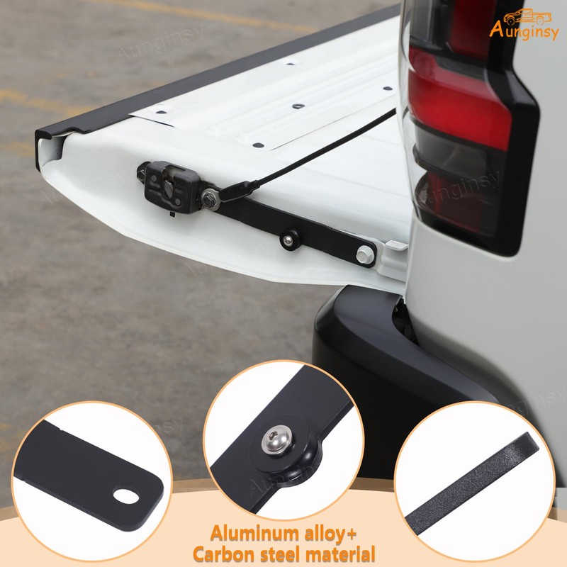 Aunginsy Car Tailgate Limiter Compatible with Nissan Frontier 2022-2025 Pickup