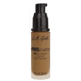 L.A. Girl Pro Matte Foundation, Warm Sienna, 1 fl. oz.