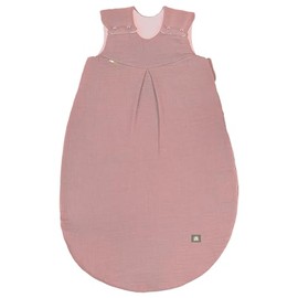 Odenwälder Muslin Sleeping Bag, Baby Sleeping Bag, Children's Sleeping Bag, Padded (Cranberry, 80 cm), cranberry