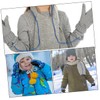 VICASKY 2pcs Glove Lanyard Portable Anti-Lost Mittens Holder Strap for
