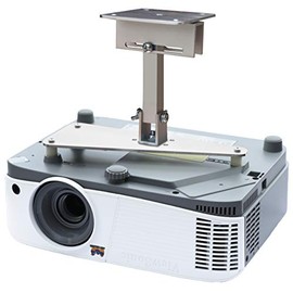 PCMD, LLC. Projector Ceiling Mount Compatible with ViewSonic PG705HD PG705WU PX727-4k PX747-4K with Lateral Shift Coupling (8-Inch Extension)
