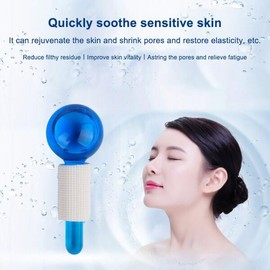 1PCS 페이스 롤러 타이트닝 홍조 진정 살롱 글로브 마사지 스킨 케어 도구 1PCS Face Roller Tightening Redness Soothing Salon Gloves Massage Skin Care Tool [01 13.5cm white]