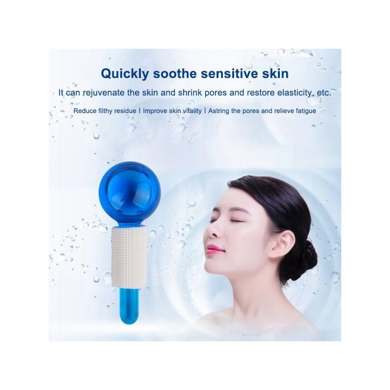 1PCS 페이스 롤러 타이트닝 홍조 진정 살롱 글로브 마사지 스킨