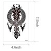 AWLEE Temporary Tattoos Waterproof Viking Tribal Totem - Long Lasting