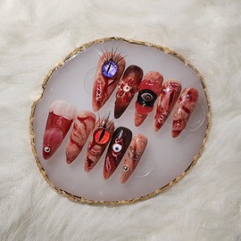 [Handmade nail tip] W.M.B(where's my body?) - Copin / [수제네일팁]W.M.B(where's my body?) - 코핀