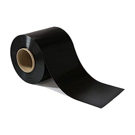 Strivide PVC Strip Curtain Door Bulk Roll Opaque Black Size 8" Wide x .08 Thick NSF / USDA Food Service Approved