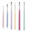 LORJE Nail Art Liner Brushes Pens Dual-Ended Nail Art Point