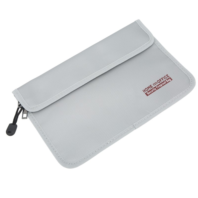 Fireproof Document Bag Waterproof and Fireproof Money Bag with Dual