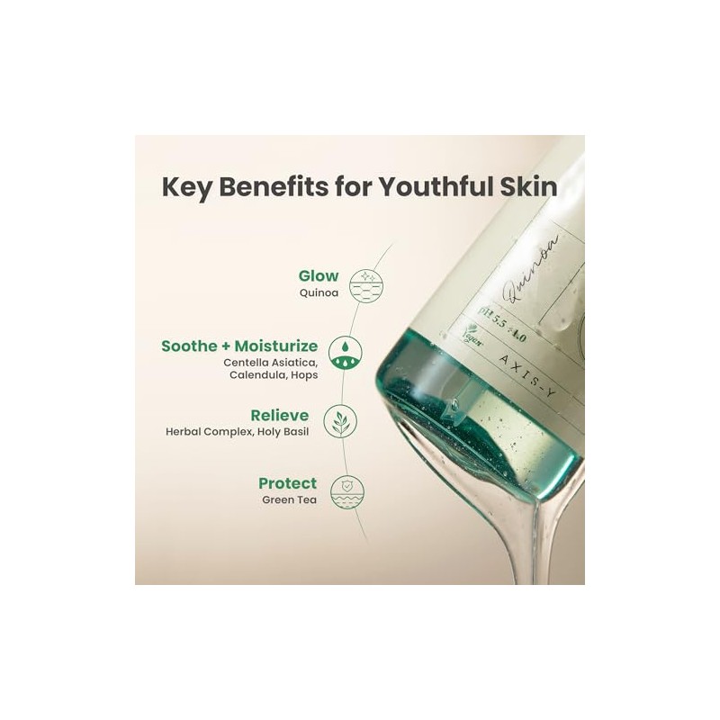 AXIS-Y - Quinoa One Step Balanced Gel Cleanser - Limpiador