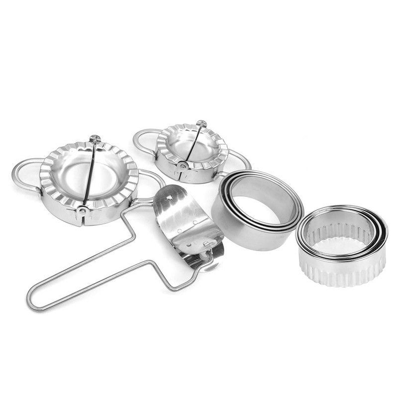 304 Stainless Steel Manual Dumplings Maker Mold Pastry Wrapper Set
