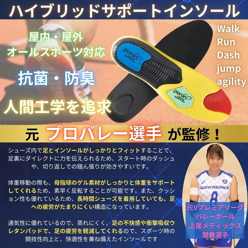Insole, Insole, [Reduces Strain on Legs, Beautiful Posture], Arch Support,