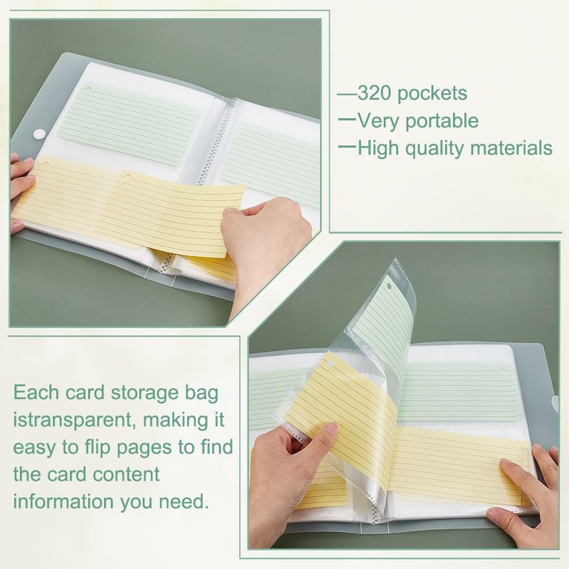 AHANDMAKER 2 x 3 x 5 Index Card Holders with