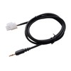 MagiDeal 2X 3.5mm Motorcross AUX Audio Cable Male Line 3-PIN