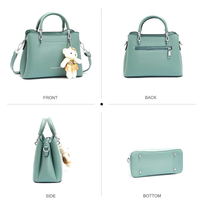 NICOLE & DORIS Women's Crossbody Shoulder Bag - PU Leather Messenger Bag With Multiple Pockets 4 thumbnail image