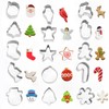 Mini Christmas Cookie Cutters Set 15 Pieces Stainless Steel Cookie