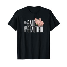 Funny Kawaii Kids Bald Beautiful Hairless Guinea Pig Lover T-Shirt