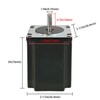 Nema 23 Stepper Motor 2.8A 1.9Nm (269oz.in) 76mm Length with