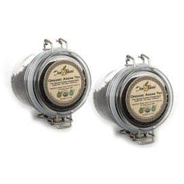 Tea2Brew | USDA Organic Assam Tea | Tippy Glolden Flowery Orange Pekoe | Fairtrade USA and Certified Kosher | 4oz (112g) Kilner Jar | Makes 120 cups total | Pack of 2