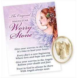 AngelStar Courage Worry Stone - Pack of 4 (Gray)