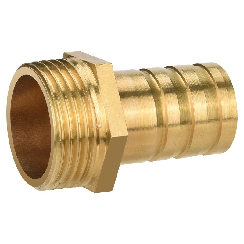 Drado Brass Hose Nozzle Brass Hose Connection Plug Adapter 3/4