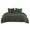 Bedsure Olive Green California King Comforter Set - 4 Pieces