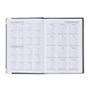 Executive Edition A5 2025 Diary Day A Page - Black