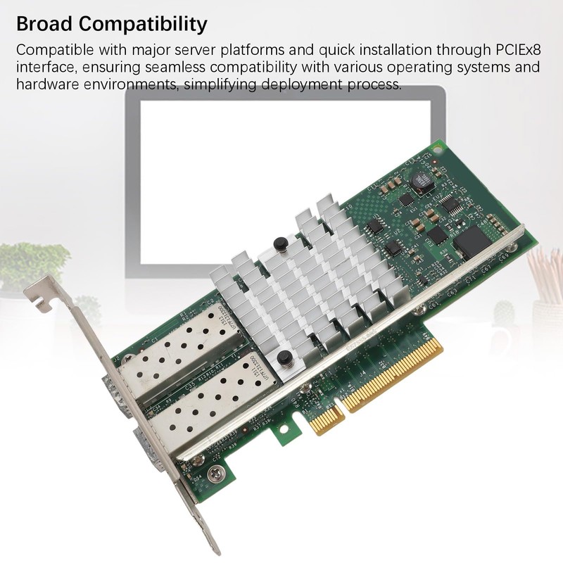 X520 DA2 10Gb SFP+ PCIE Network Card Converged Dual SFP+