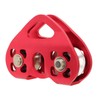 Mountaineering Climbing Double Axle Double Zip Line Trolley Steel Rope