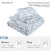 QuiltEase Blue Floral Quilt King Size - 100% Cotton King