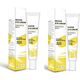 2PCS Revive Eye Cream For Face & Neck Probiotic Peptide Treatment For Wrinkles Fine Lines Firming Brightening