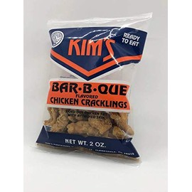 Kim's Barbecue Chicken Skins Cracklins Pack of 12