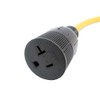 Parkworld 886351 Adapter Cord Locking L6-15 Plug to 5-20 (5-15)