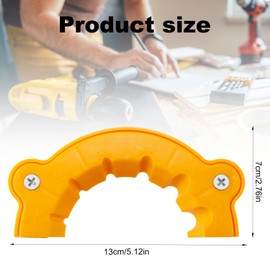 2pcs Drill Bit Sharpener, Upgrade Drill Bit Grinding Sharpener Accessories Multi Specification Angle Grinder Drill Bit Grinding Jig Attachment for Metal HSS Flat Masonry Drills