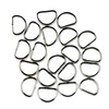 HAND® Silver Tone 14 mm Small D Ring Buckle -