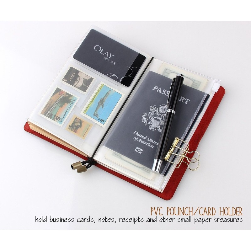 Robrasim Leather Journal Refillable Travelers Notebook, Antique Handmade Leather Writi...