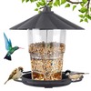 Hanging Bird Feeder, Foldable Bird Feeder, Hanging Bird Feeder, Weatherproof