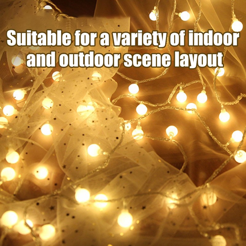 Outdoor String Lights Waterproof USB Charging Patio Lights Hanging Decor