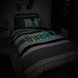 Catherine Lansfield Kids Sleep Glow In The Dark Single Duvet Set Multi
