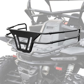 POKIAUTO Cargo Rack for ZForce 950, Heavy Duty Steel Conbined Rear Bed Enclosure Tailgate Extender Storage Rack Cargo Anchor Points for CFMOTO ZForce 950 HO EX Sport 2020-2024 Accessories