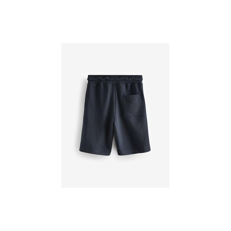 NEXT Basic Jersey Shorts Pack of 2, Navy/Charcoal, 7 years