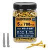 #8 x 1-5/8" Exterior Deck Screws (5 lb Box), Tan