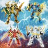 Elemental Dragon 2 in 1 Transformable Ninja Mech Warrior Building