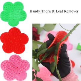 SagaSave Rose Removing Burrs Pliers DIY Cut Thorn and Leaf Stripper Stripping Tool Hand Removal Tool for Home-Grown Rose Flower Stem (Pink)