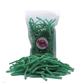 Smarty Stop Licorice Laces Gummy Candy (Sour Apple, 2 Pound (Pack of 1)))