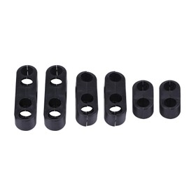 Ignition Cable Separators, 7 mm 8 mm Spark Plug Wire Separator Splitter Spark Plug Wire Separators for Improved Ignition and Performance for & (Black